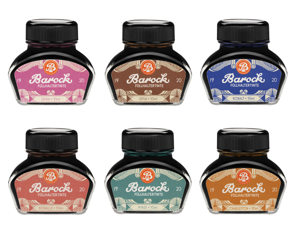 Encre pour Stylo Plume Barock 1920 Charleston 30ml Octopus