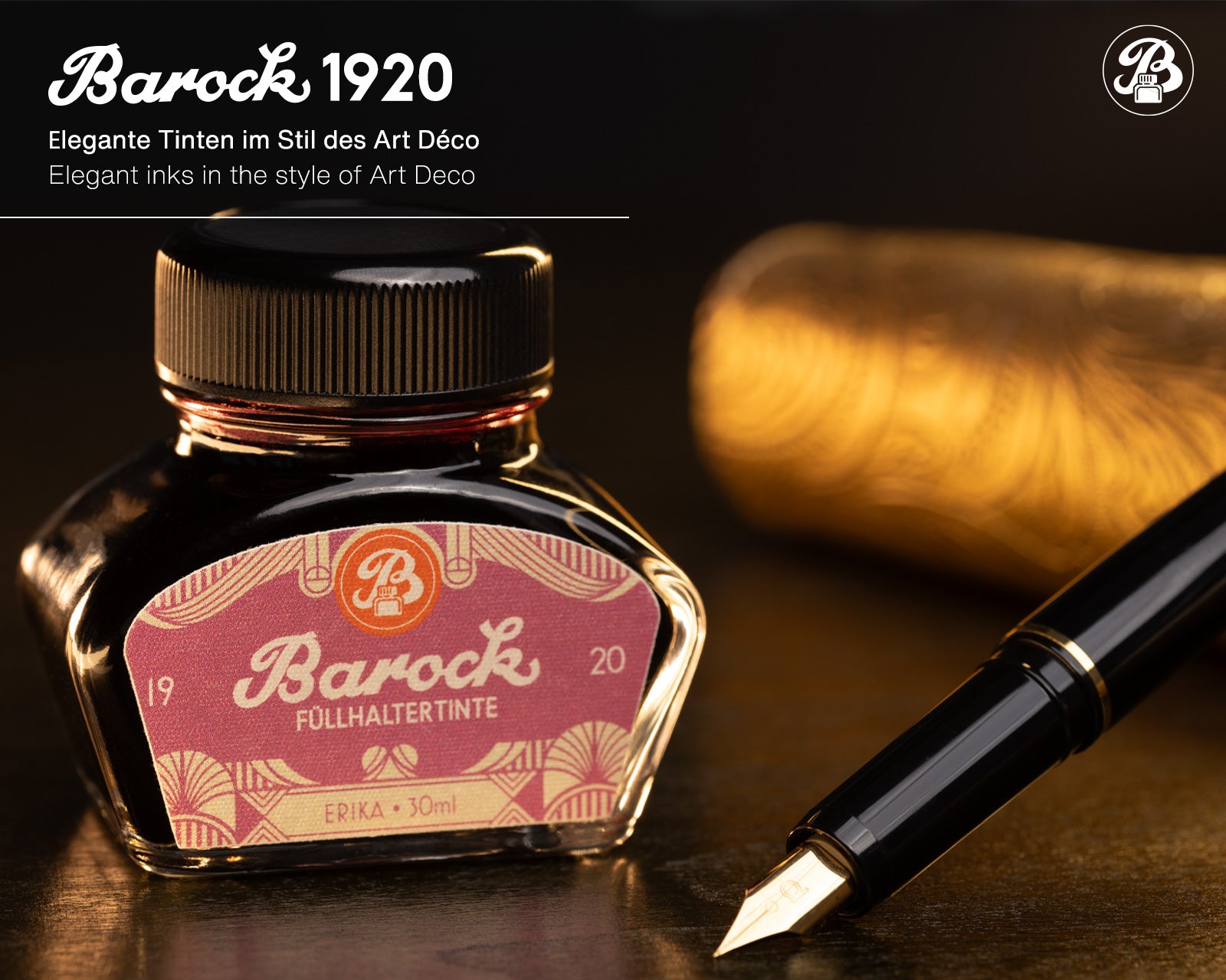 Encre pour Stylo Plume Barock 1920 Erika 30ml Octopus