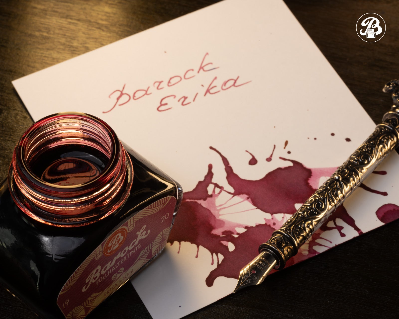 Encre pour Stylo Plume Barock 1920 Erika 30ml Octopus