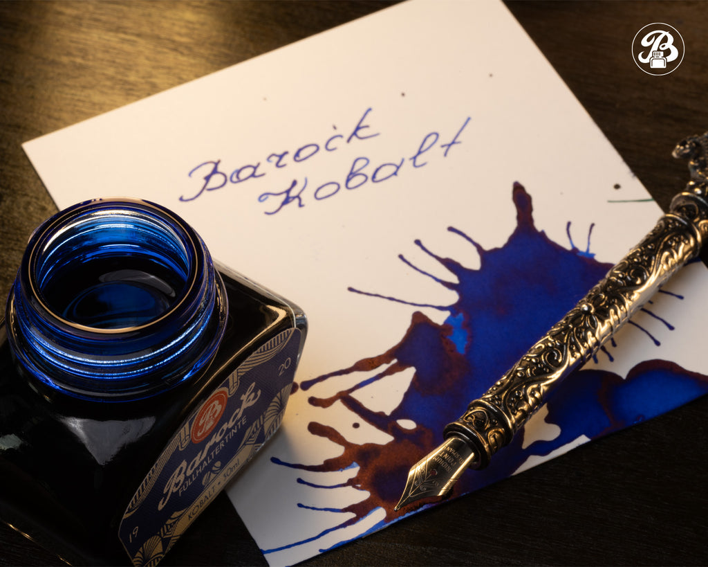 Encre pour Stylo Plume Barock 1920 Kobalt 30ml Octopus