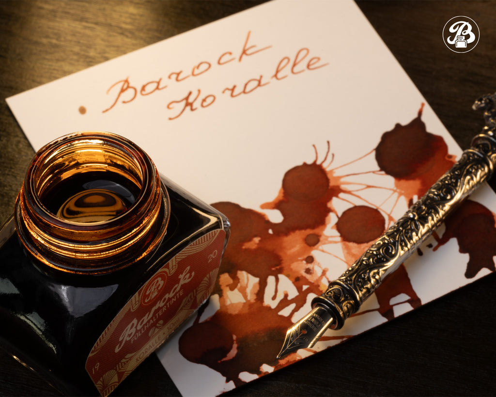 Encre pour Stylo Plume Barock 1920 Koralle 30ml Octopus