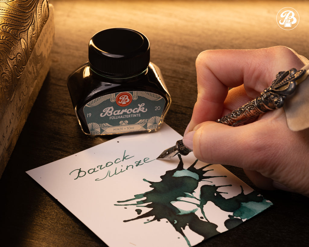 Encre pour Stylo Plume Barock 1920 Mint 30ml Octopus