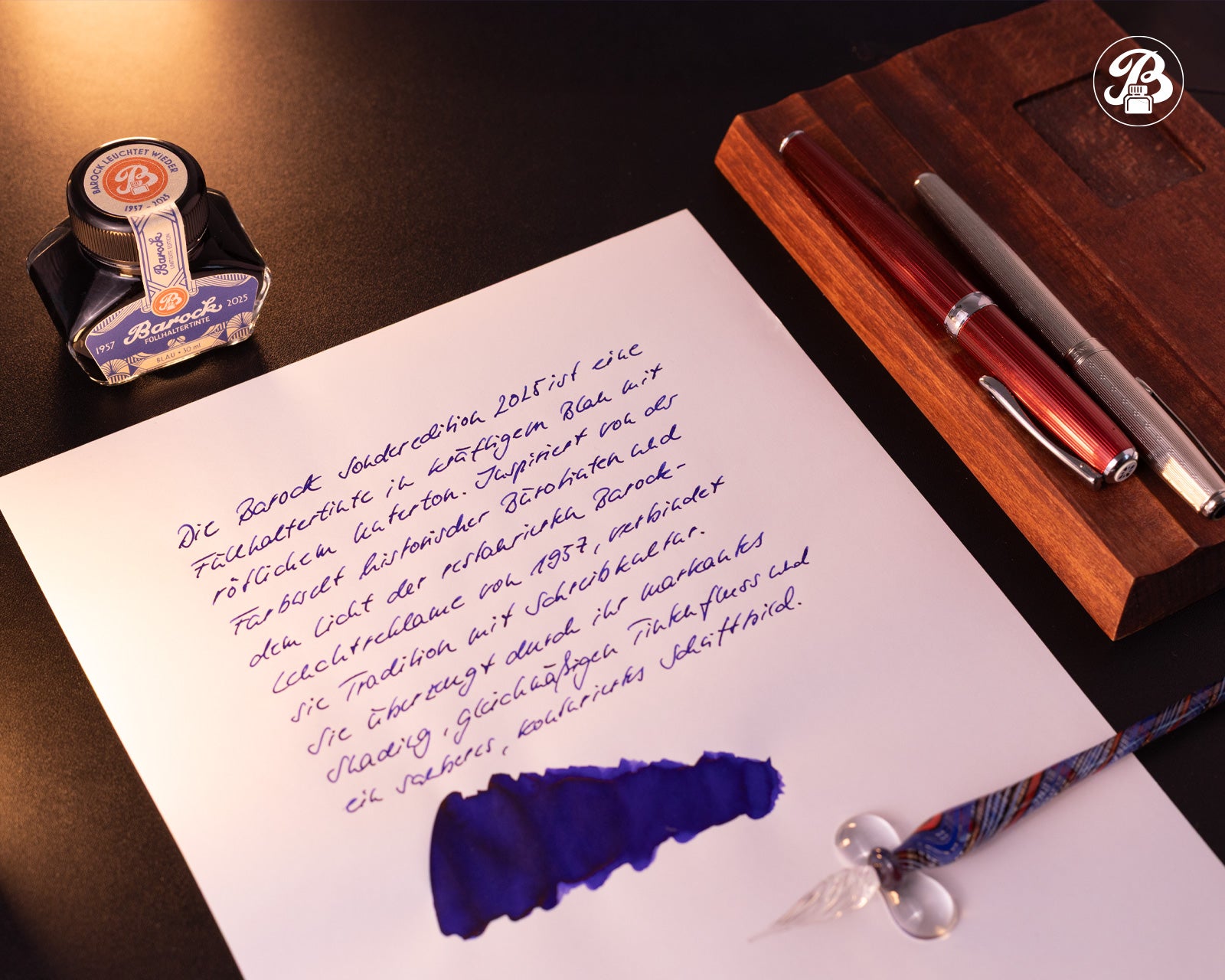 Encre pour Stylo Plume Barock Blue Limited Edition 2025 30ml Octopus