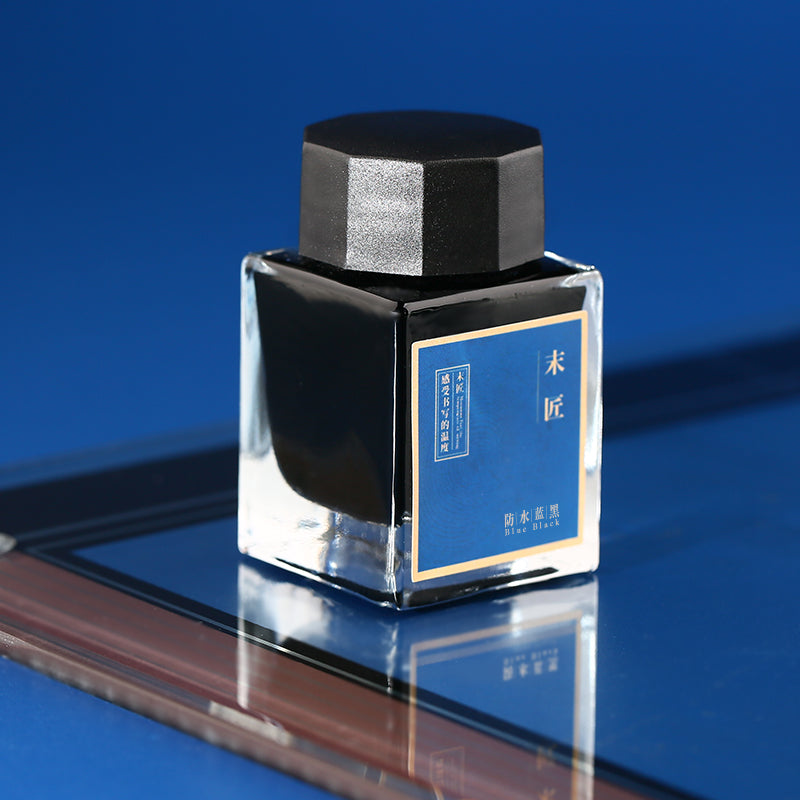 Encre pour Stylo-Plume Bleu Noir 20ml MAJOHN
