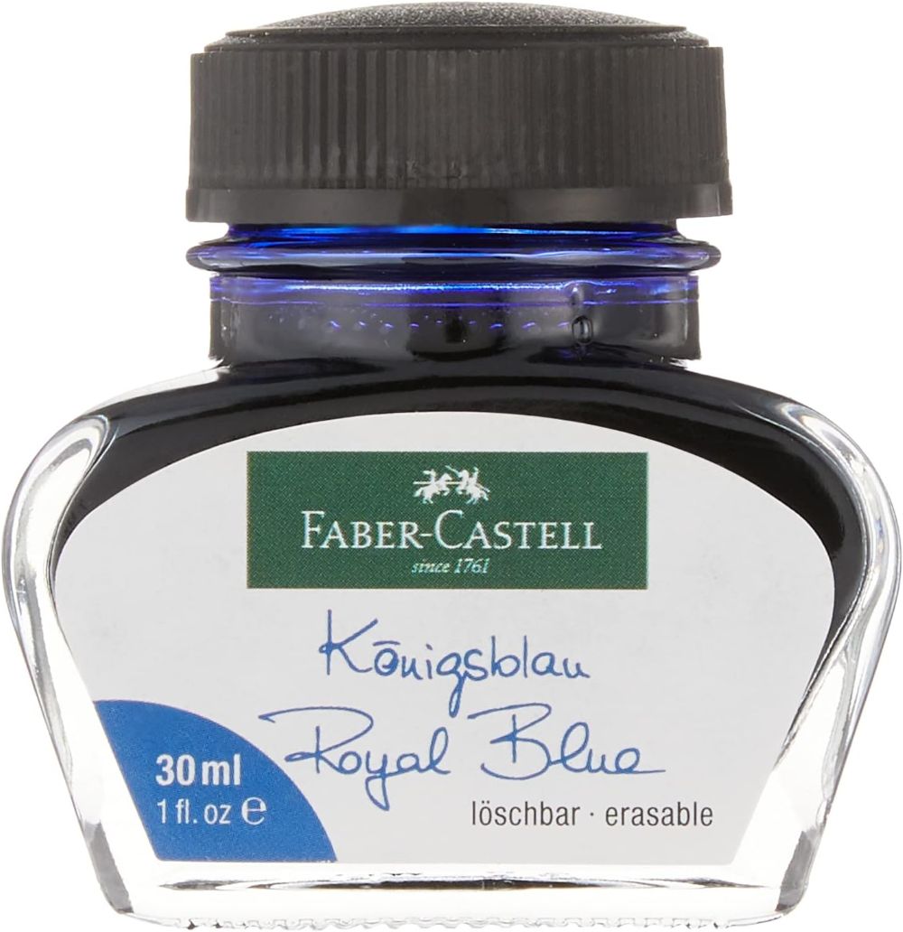 Encre pour Stylo Plume Bleu Royal 30ml Faber-Castell