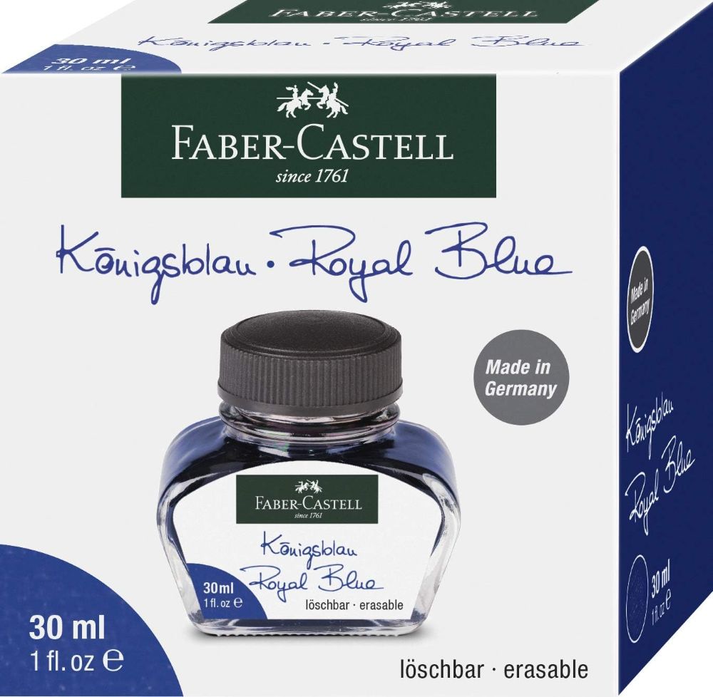 Encre pour Stylo Plume Bleu Royal 30ml Faber-Castell