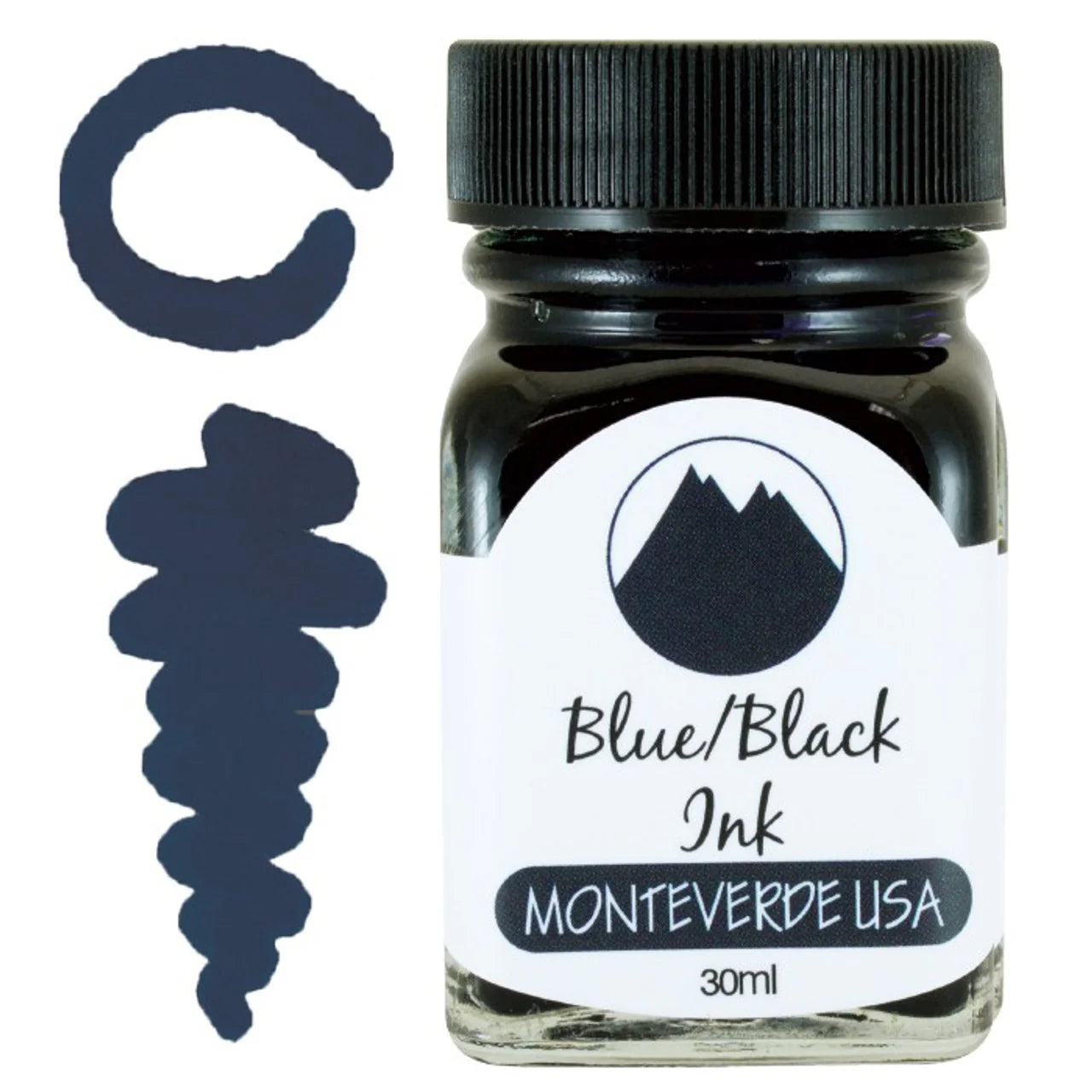 Encre pour Stylo Plume Blue Black 30ml Monteverde USA