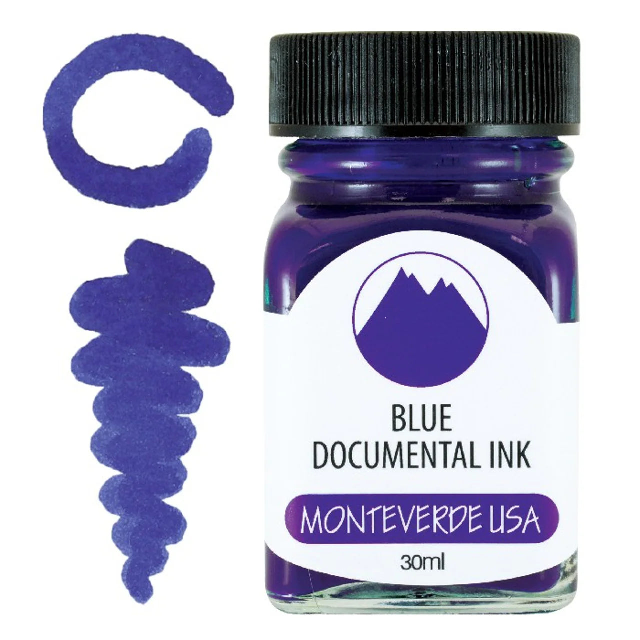 Encre pour Stylo Plume Blue Documental 30ml Monteverde USA