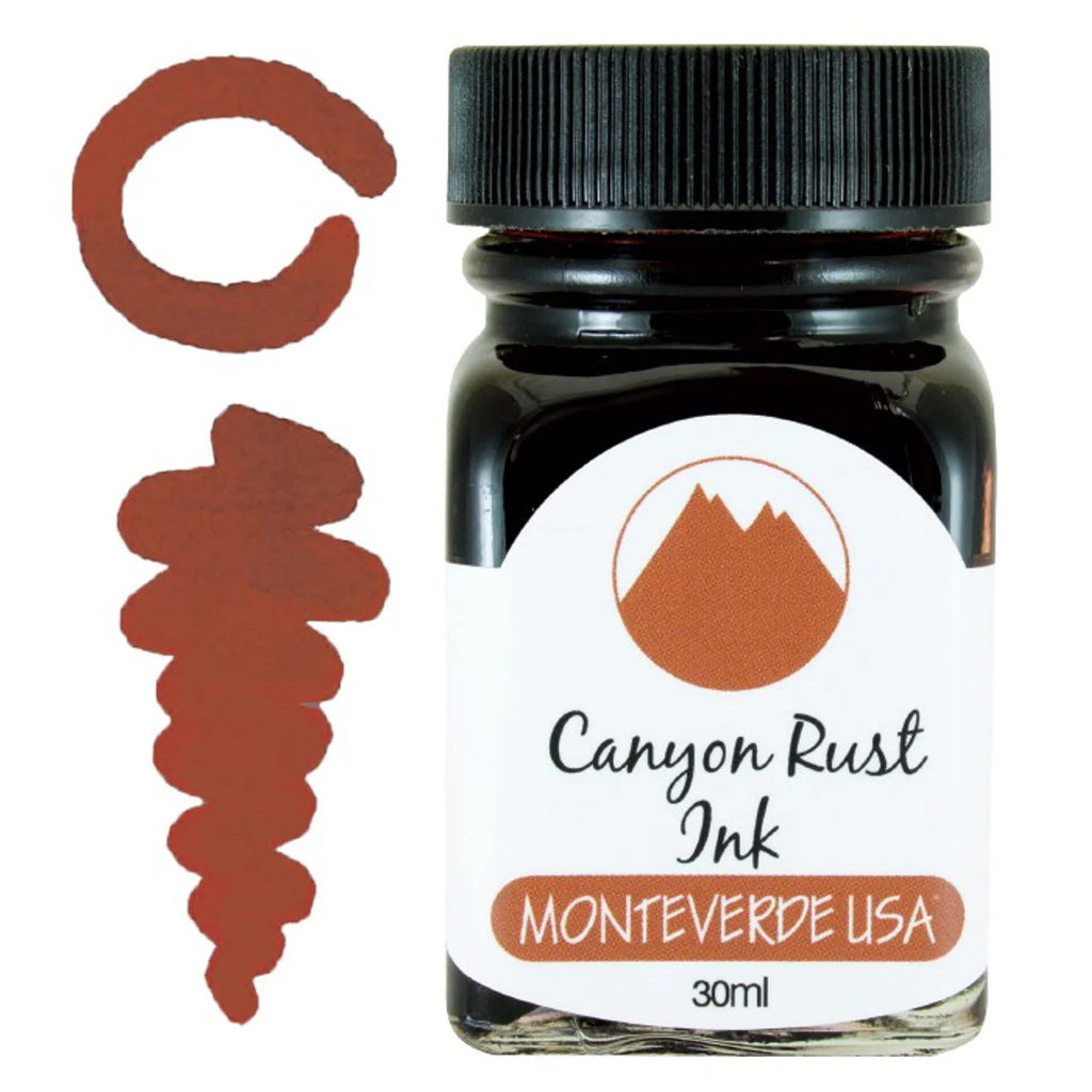 Encre pour Stylo Plume Canyon Rust 30ml Monteverde USA