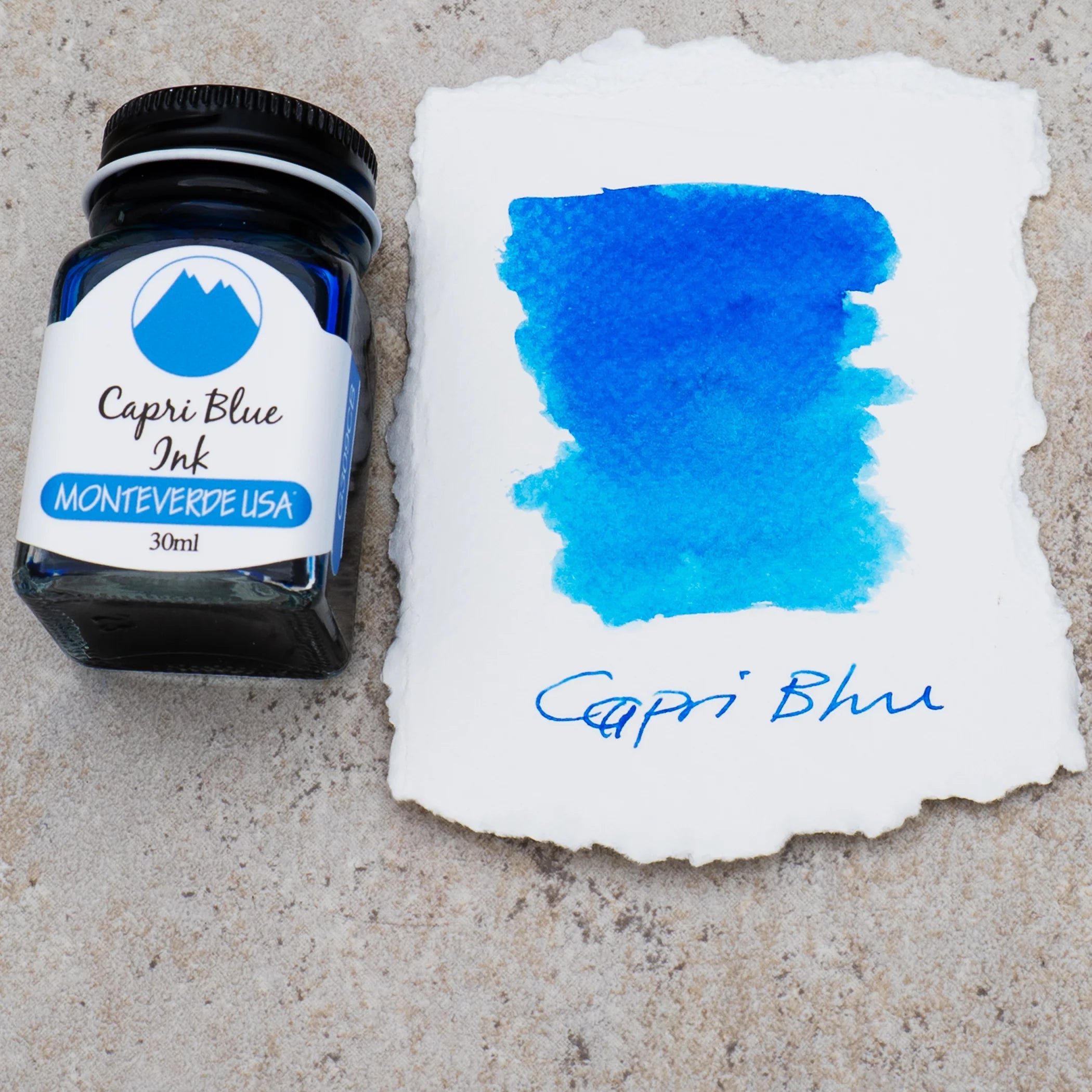 Encre pour Stylo Plume Capri Blue 30ml Monteverde USA