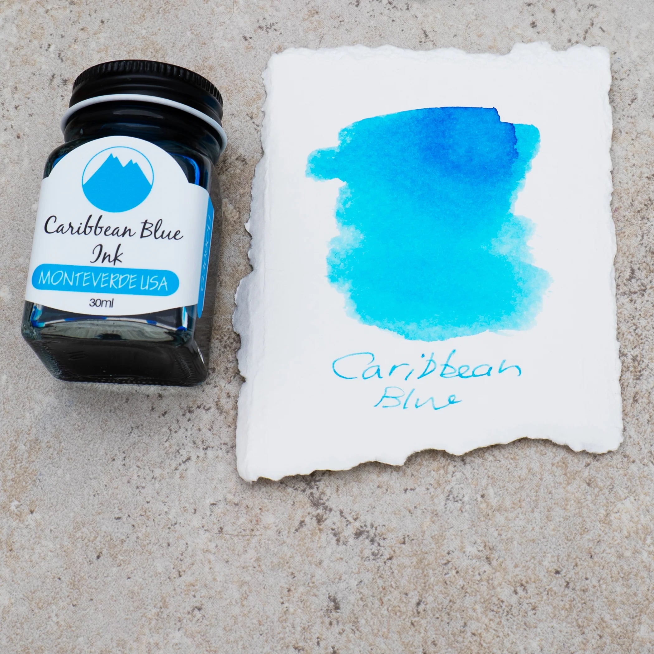 Encre pour Stylo Plume Caribbean Blue 30ml Monteverde USA
