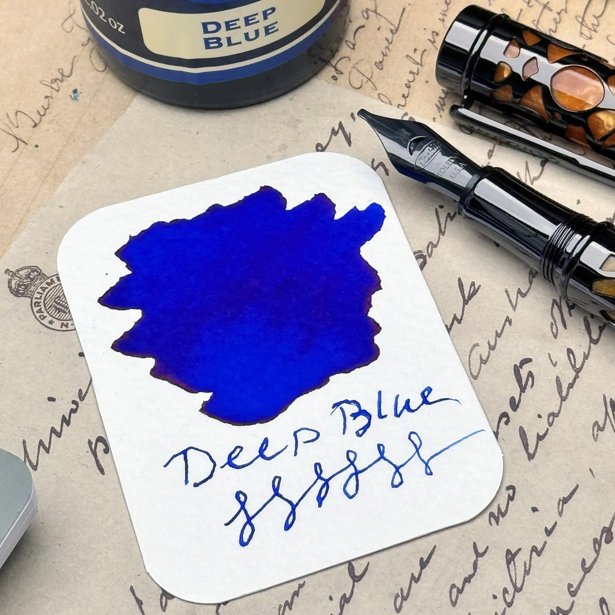 Encre pour Stylo Plume Deep Blue 60ml Conklin