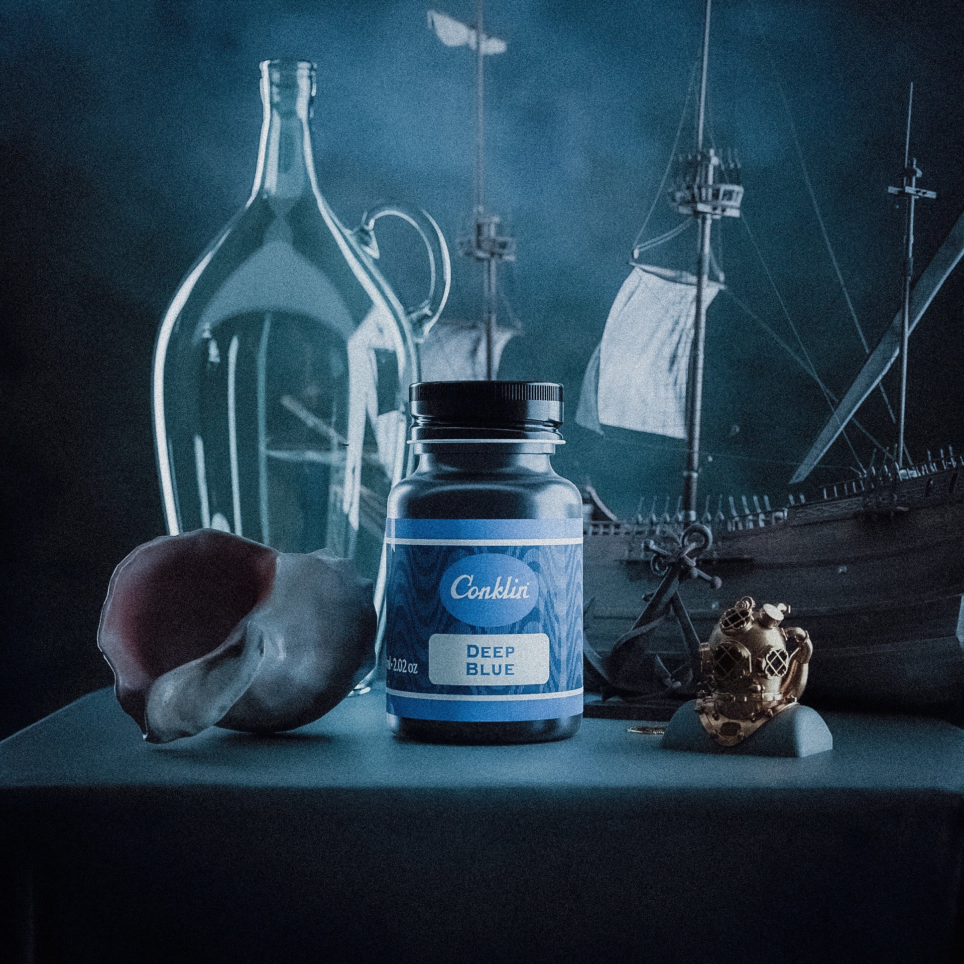 Encre pour Stylo Plume Deep Blue 60ml Conklin