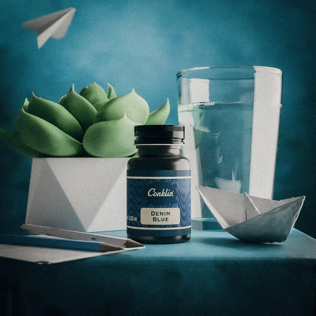 Encre pour Stylo Plume Denim Blue 60ml Conklin