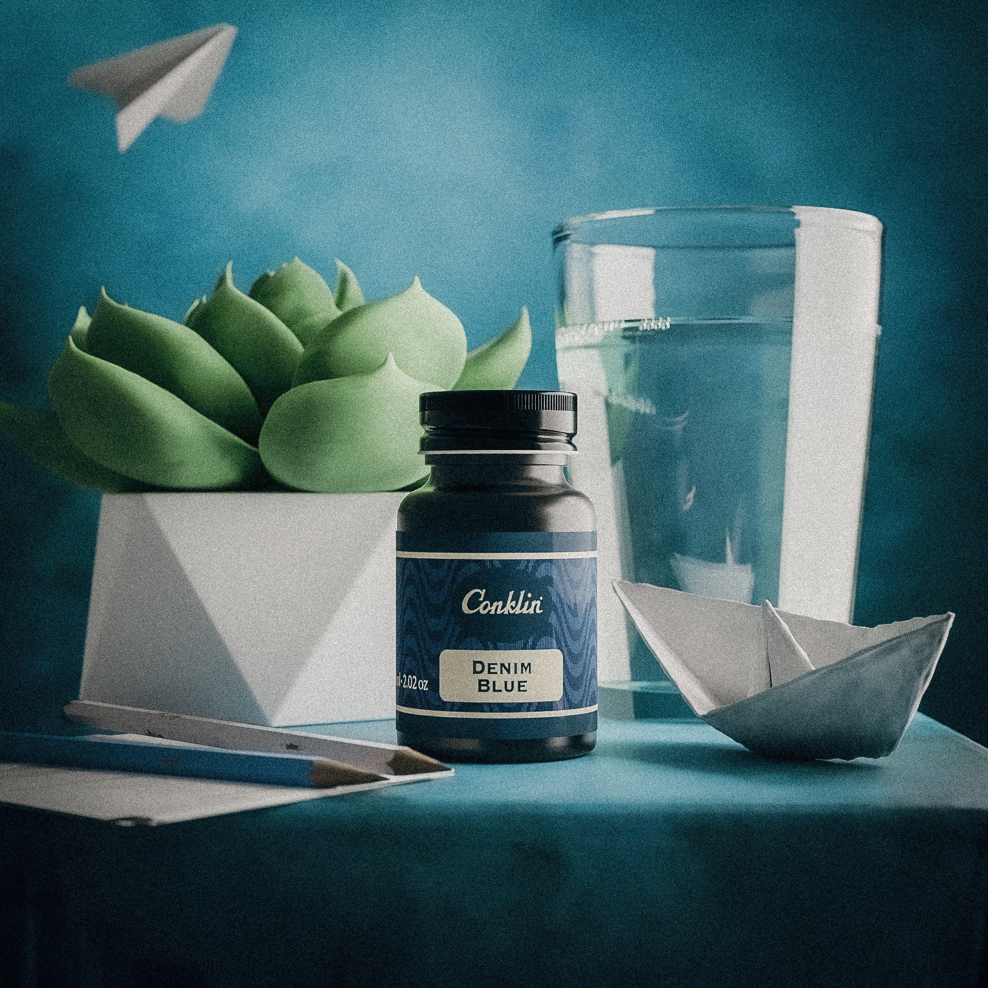 Encre pour Stylo Plume Denim Blue 60ml Conklin