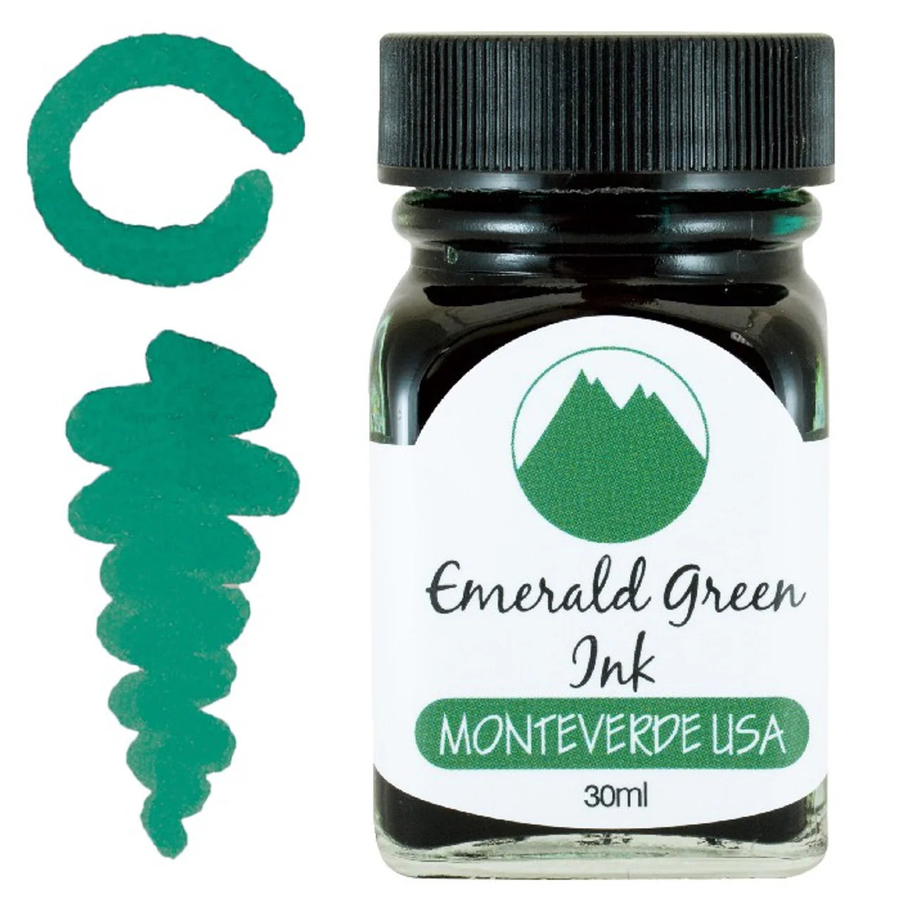 Encre pour Stylo Plume Emerald Green 30ml Monteverde USA