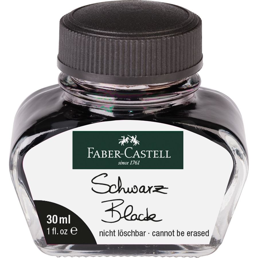 Encre pour Stylo Plume Noir 30ml Faber-Castell