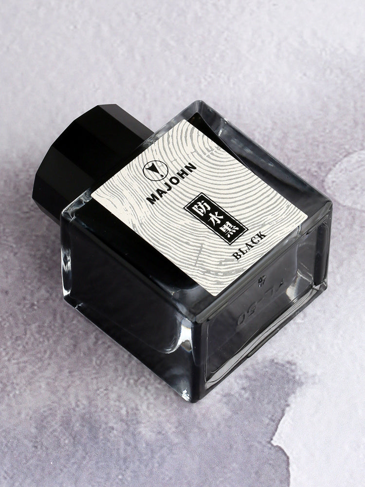 Encre pour Stylo-Plume Noir Étanche 50ml MAJOHN