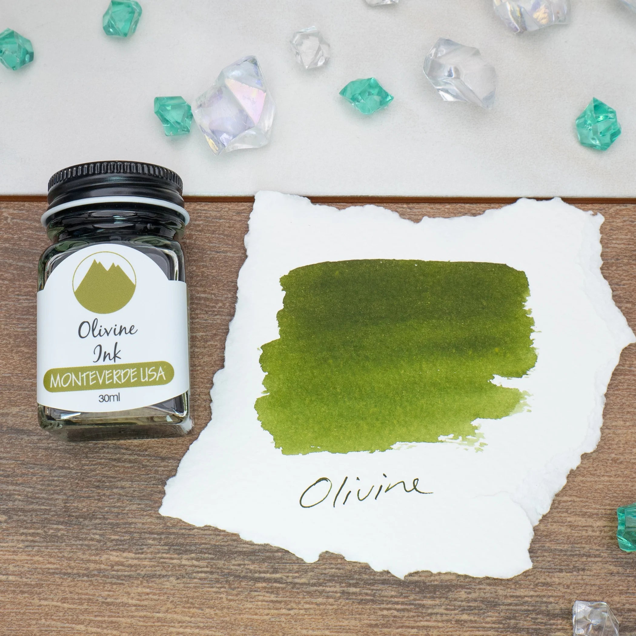 Encre pour Stylo Plume Olivine 30ml Monteverde USA