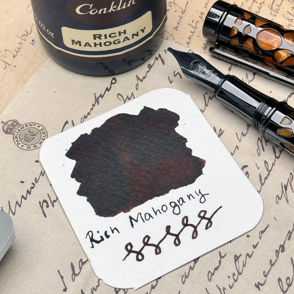 Encre pour Stylo Plume Rich Mahogany 60ml Conklin