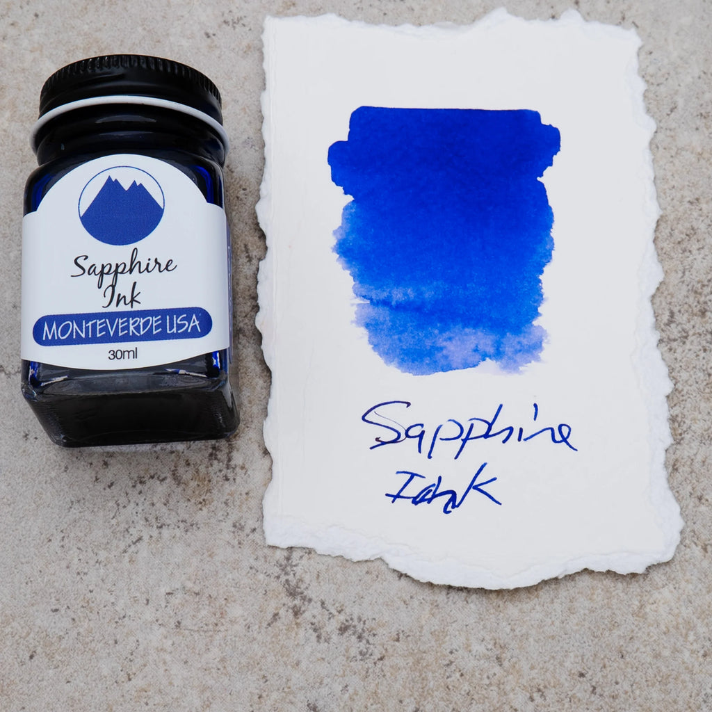Encre pour Stylo Plume Sapphire 30ml Monteverde USA