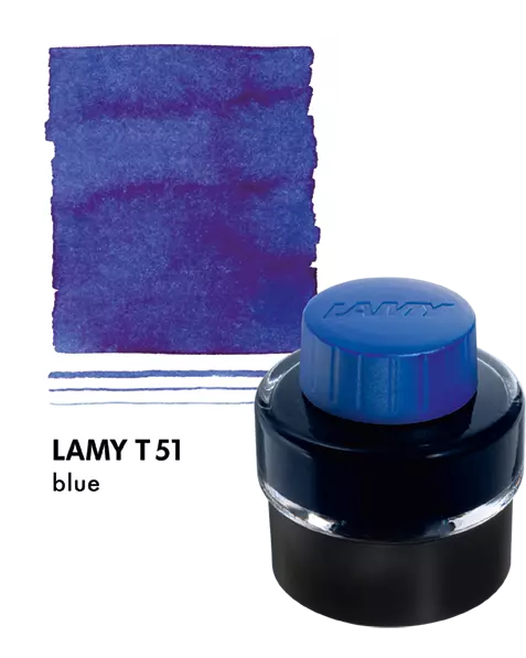 Encre pour Stylo Plume T51 Bleu Effaçable LAMY