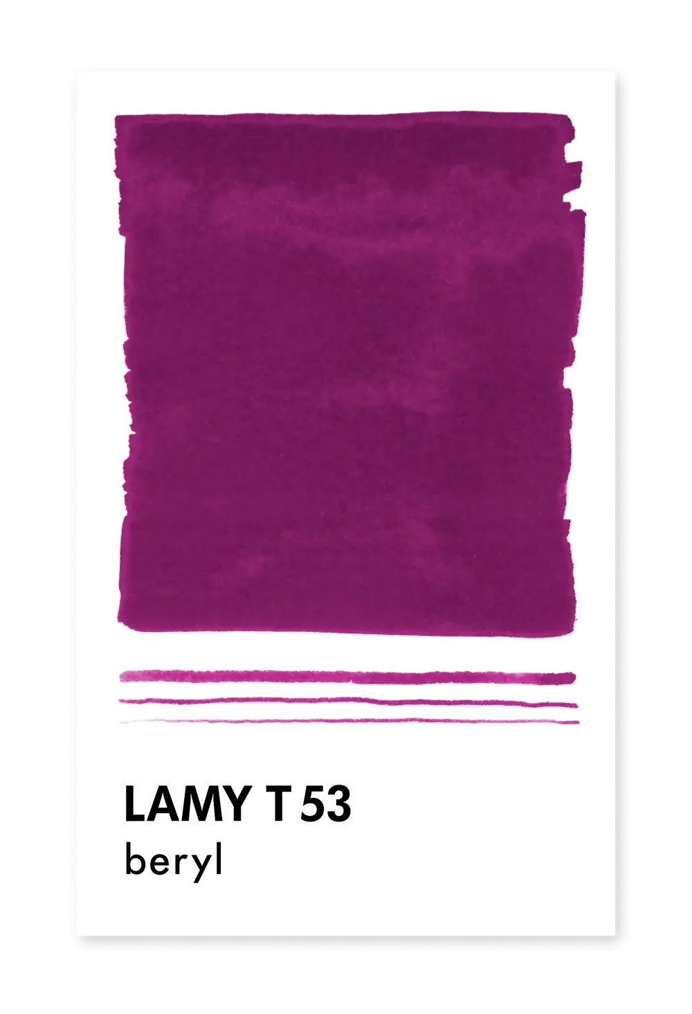 Encre pour Stylo Plume T53 Mauve Beryl LAMY