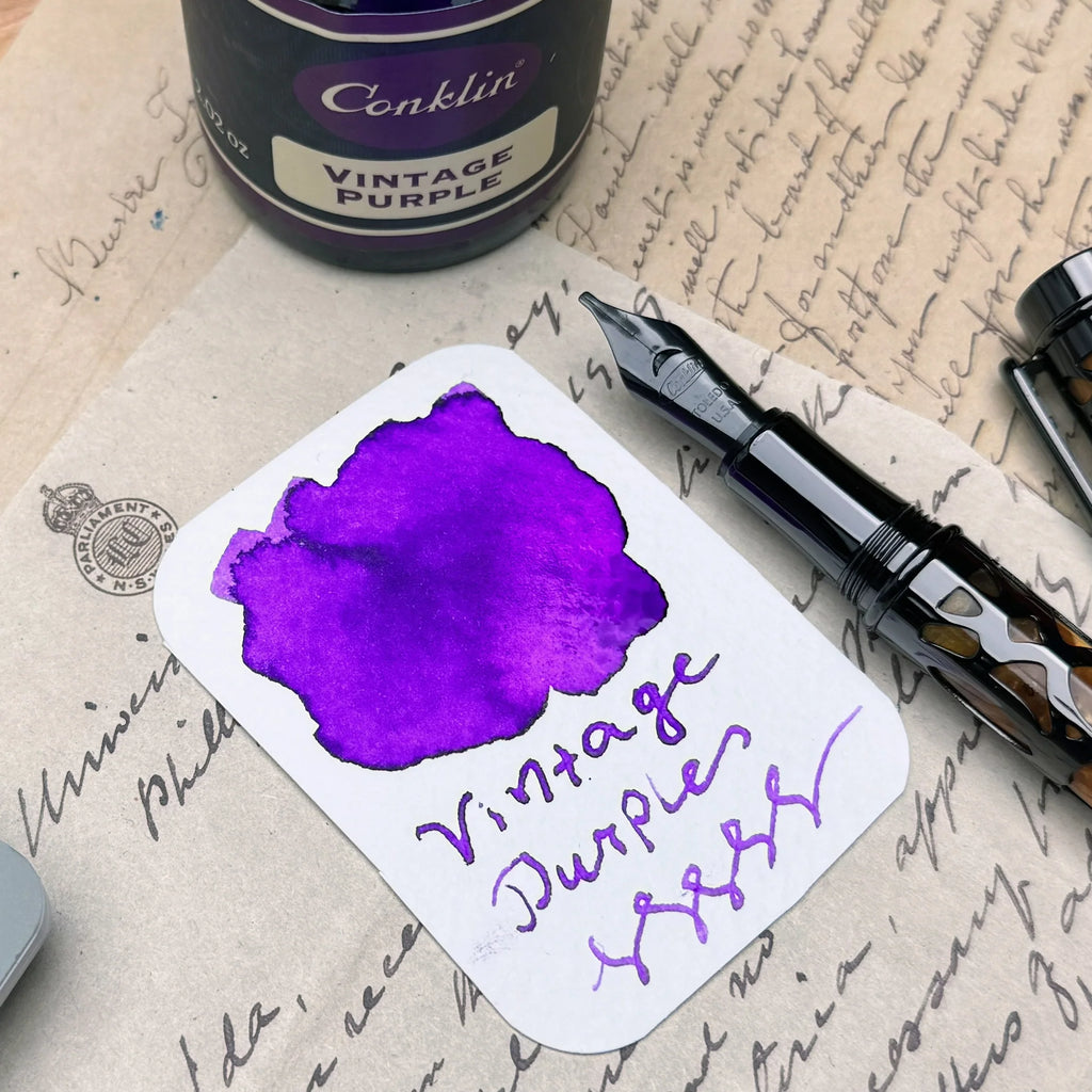 Encre pour Stylo Plume Vintage Purple 60ml Conklin