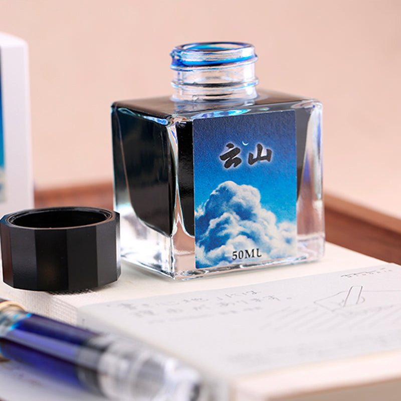 Encre pour Stylo-Plume Mer de Nuages 50ml MAJOHN