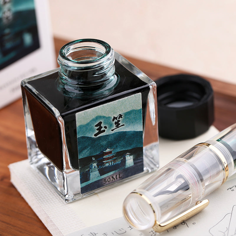 Encre pour Stylo-Plume Flûte de Jade 50ml MAJOHN