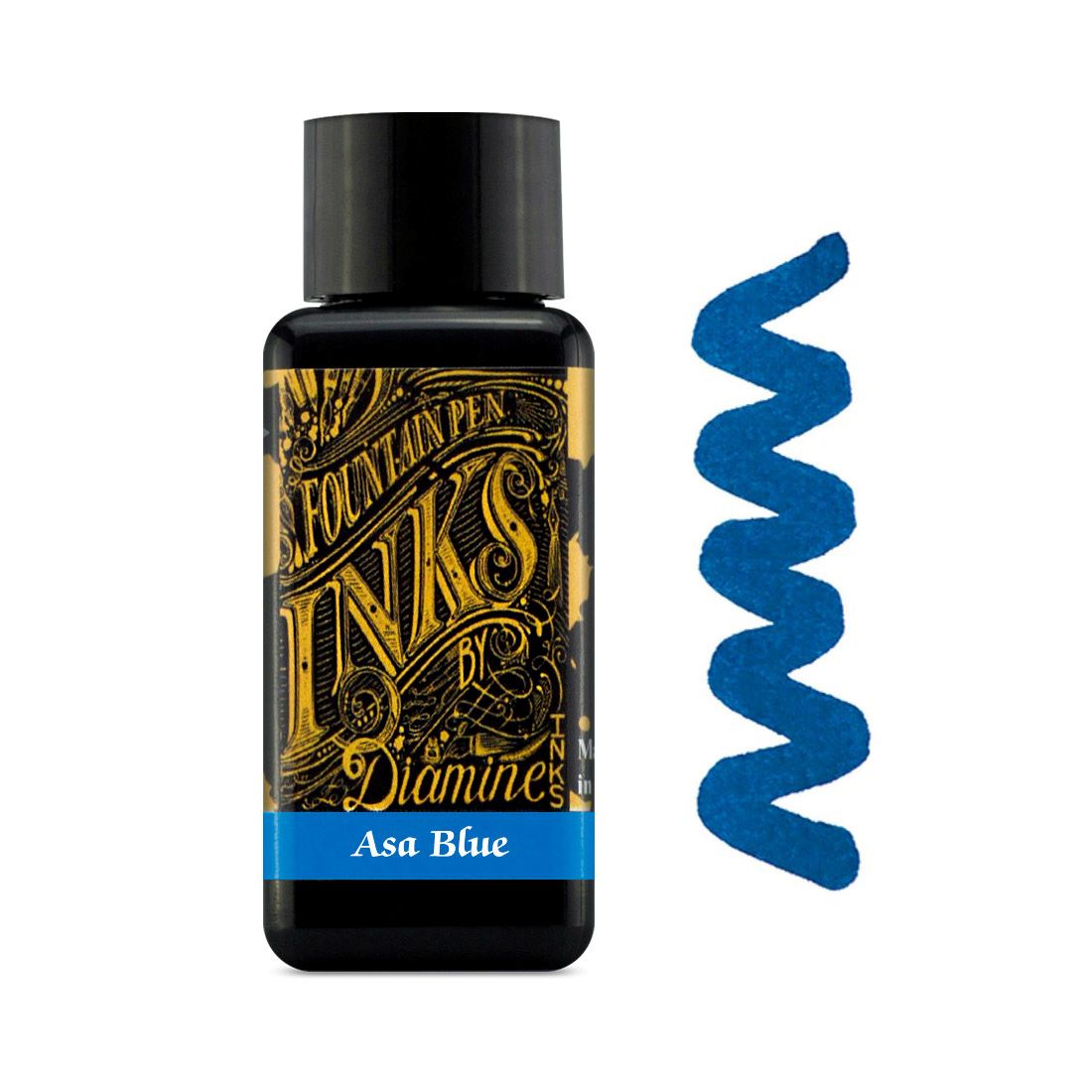 Encre pour Stylos-Plume Asa Blue 30ml Diamine