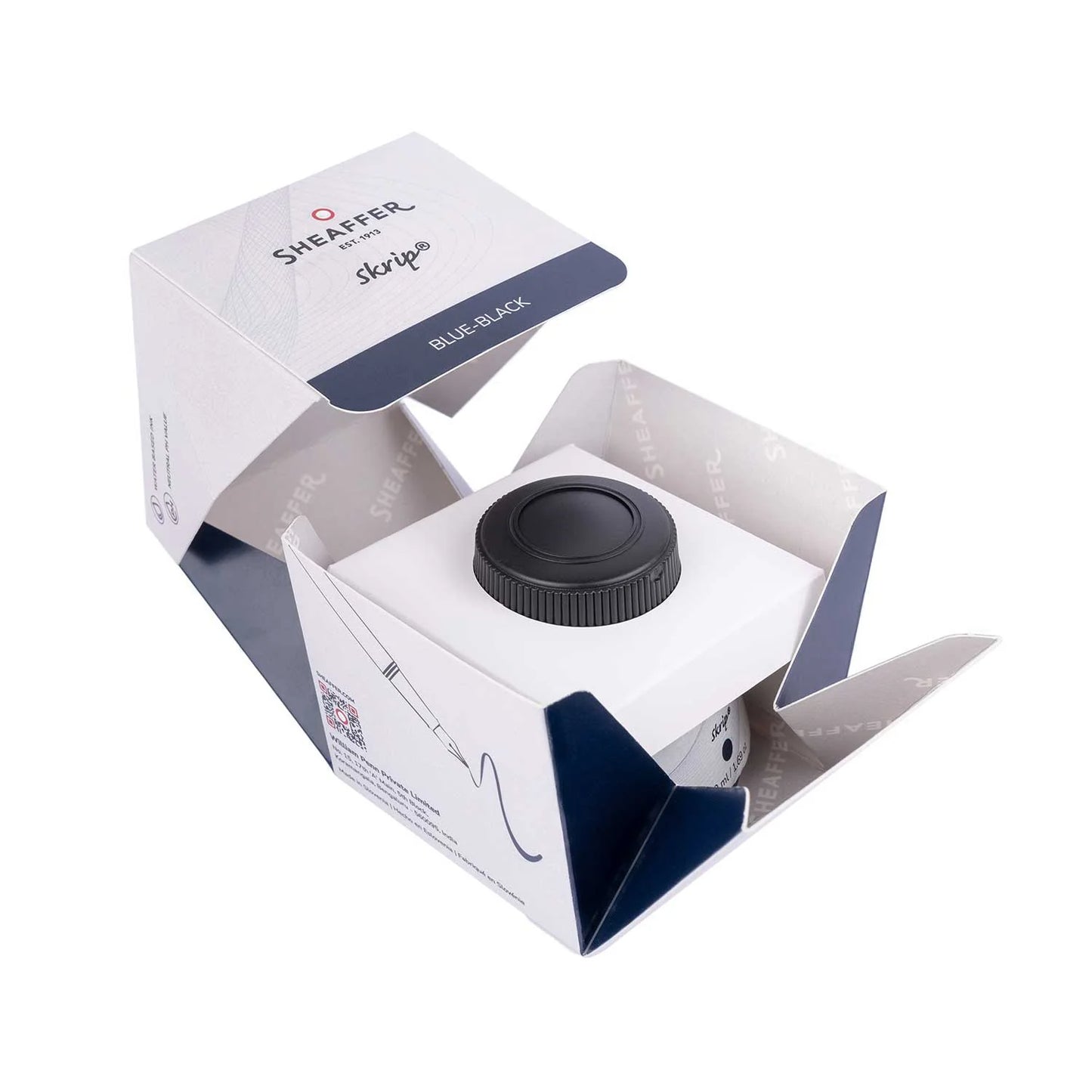 Encre pour Stylos Plume Bleu/Noir 50ml Sheaffer