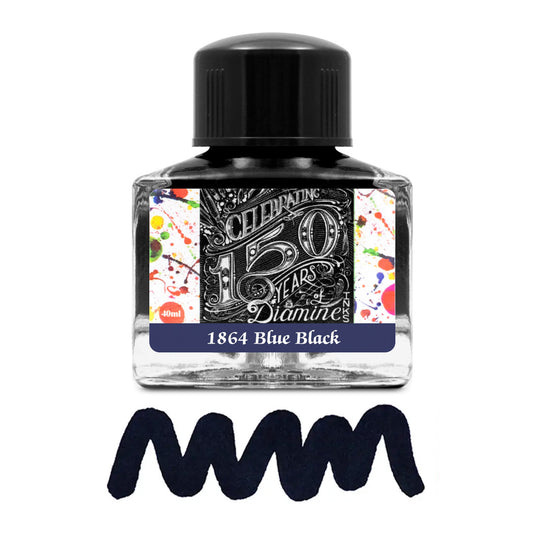 Encre 150e Anniversaire 1864 Blue Black 40ml Diamine
