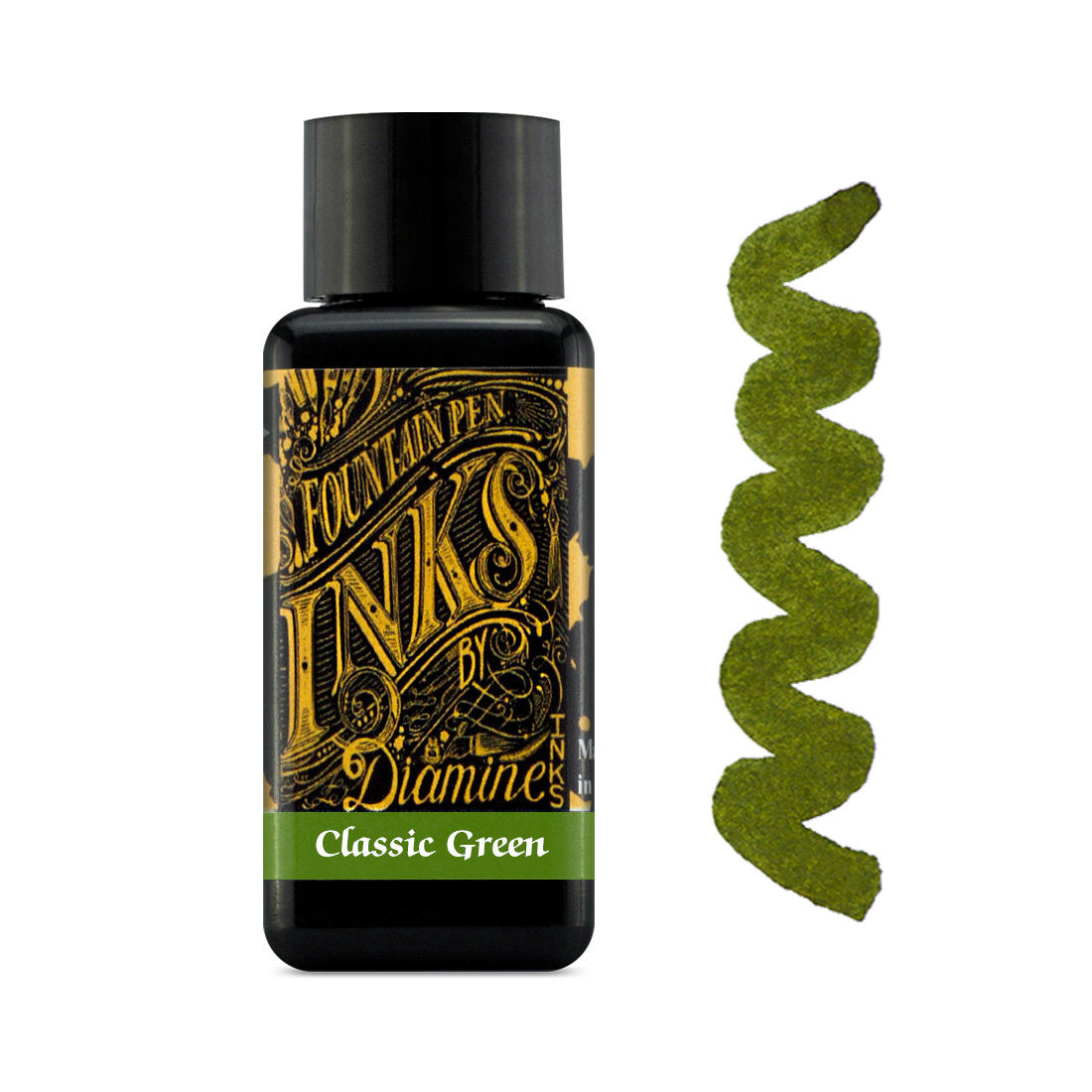 Encre pour Stylos-Plume Classic Green 30ml Diamine
