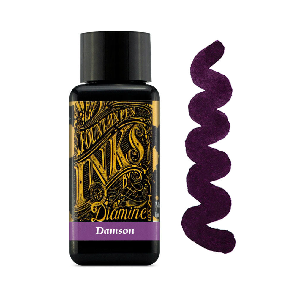 Encre pour Stylos-Plume Damson 30ml Diamine
