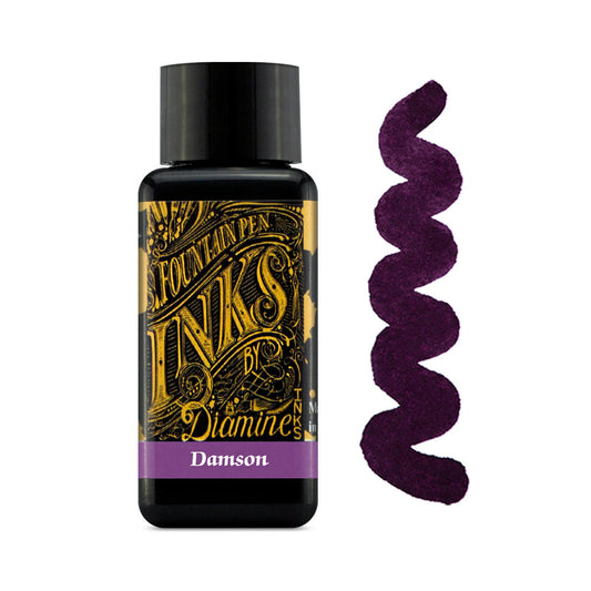 Encre pour Stylos-Plume Damson 30ml Diamine