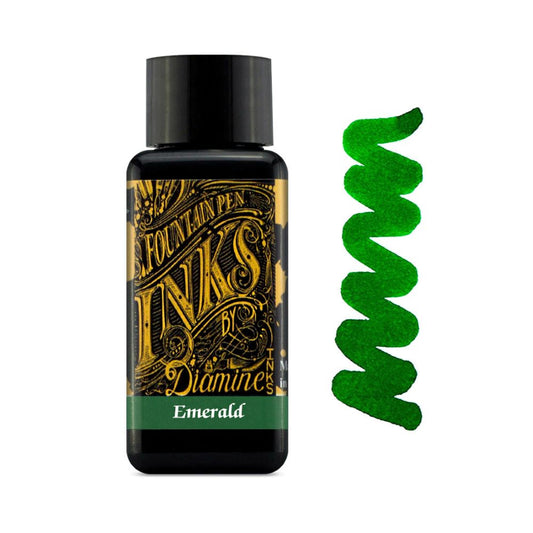 Encre pour Stylos-Plume Emerald 30ml Diamine
