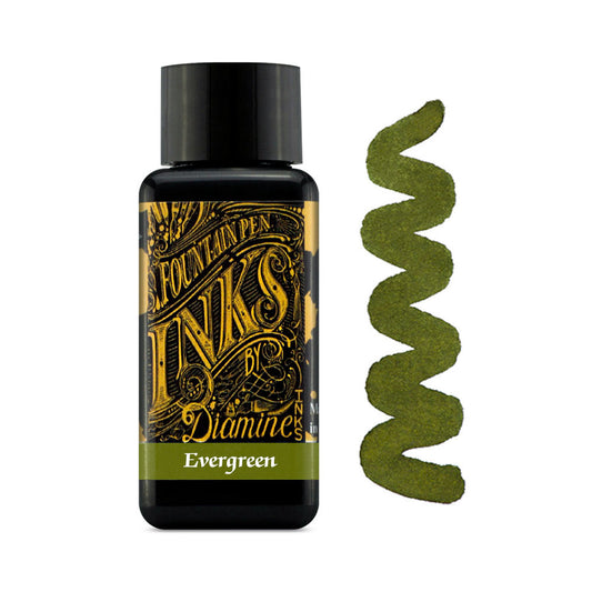 Encre pour Stylos-Plume Evergreen 30ml Diamine