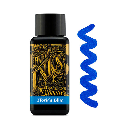 Encre pour Stylos-Plume Florida Blue 30ml Diamine