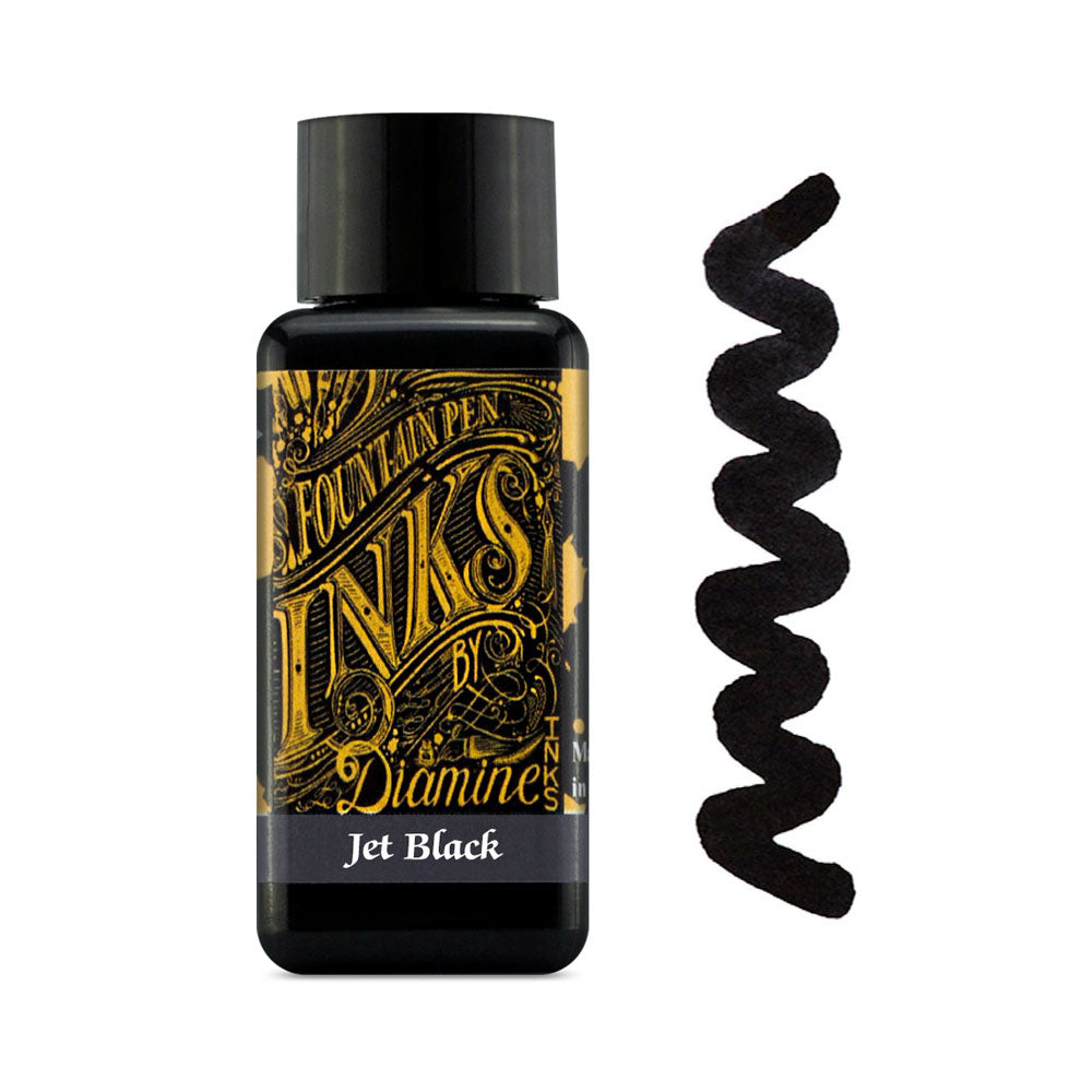 Encre pour Stylos-Plume Jet Black 30ml Diamine