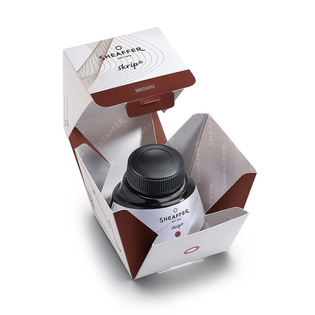Encre pour Stylos Plume Marron 50ml Sheaffer