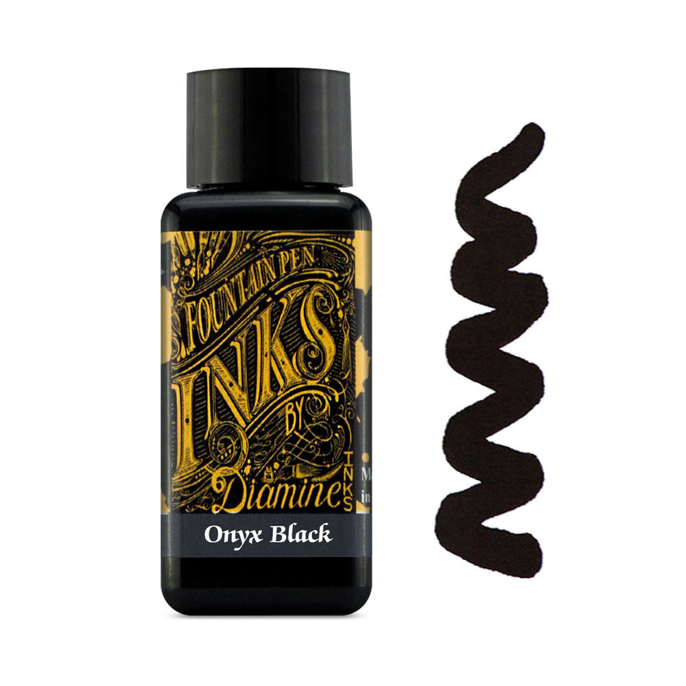 Encre pour Stylos-Plume Onyx Black 30ml Diamine