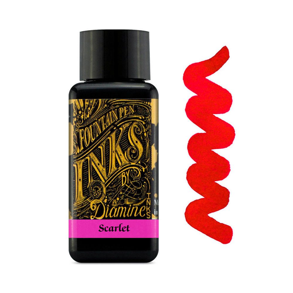 Encre pour Stylos-Plume Scarlet 30ml Diamine