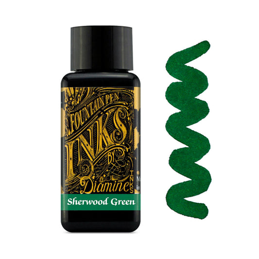 Encre pour Stylos-Plume Sherwood Green 30ml Diamine