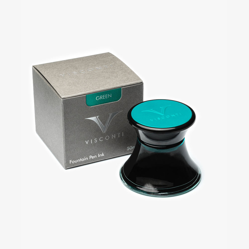 Encre pour Stylos-Plume en Verre Vert 50ml Visconti