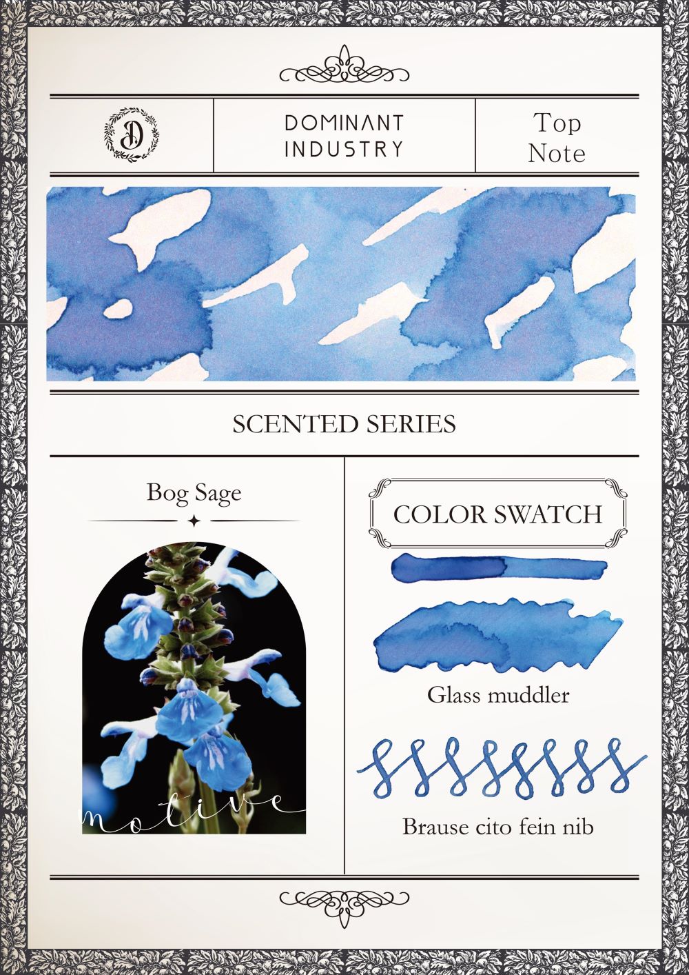 Encre Scented Bog Sage 25ml Dominant Industry