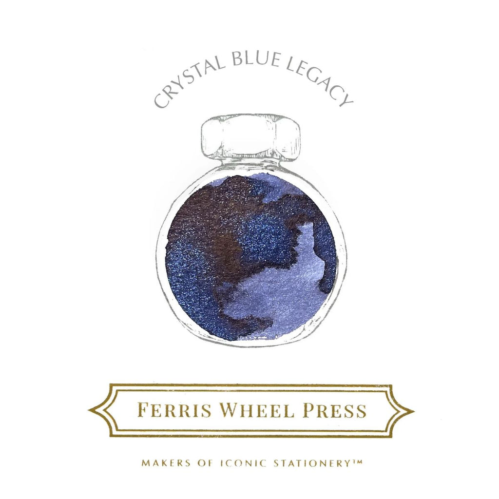 Encres pour Stylos-Plume Crystal Blue Legacy 38ml Ferris Wheel Press