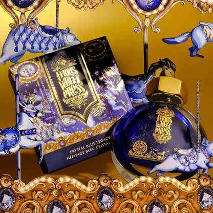 Encres pour Stylos-Plume Crystal Blue Legacy 38ml Ferris Wheel Press