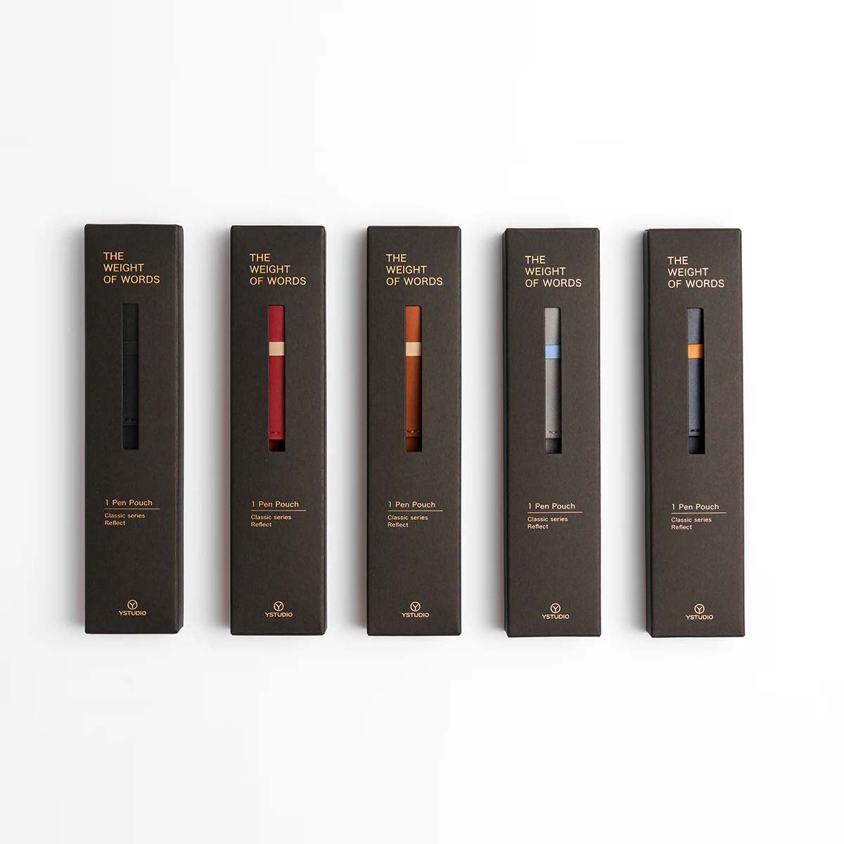 Étui pour 1 Stylo Classic Reflect Caramel YStudio