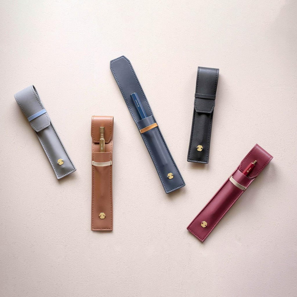 Étui pour 1 Stylo Classic Reflect Caramel YStudio